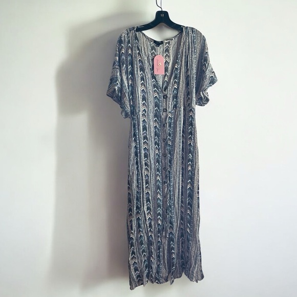 Wishlist Apparel Women's Size M-L Midi Dress - Picture 3 of 15